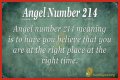 
ANGEL NUMBER 214
