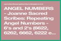 
Repeating Angel Numbers - 8's and 2's  (8822, 8282, 88822 etc)
